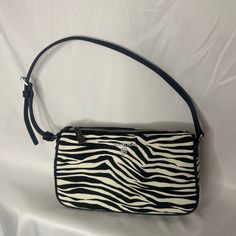 Nwt Michael Kors Zebra Mini Bag, 9” From Side To Side, 5” From Top To Bottom, Ask Any Questions Modest Wear, Women Accessories Bags, Michael Kors Bag, Black Cream, Mini Bag, Women's Bag, Shoulder Bags, Michael Kors, Bag Lady