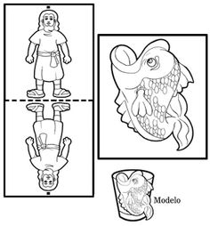 an image of the body and head of a person in different positions to be colored