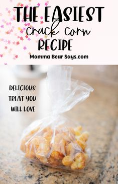 Caramel Puff Corn, Xmas Goodies, Mamma Bear, Bite Size Snacks, Easy Caramel, Cake Mix Cookie Recipes