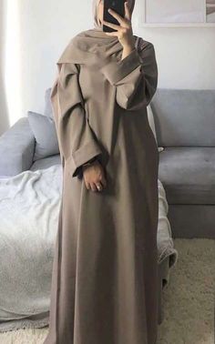 Modesty Dress, Abaya Dresses, Estilo Hijab, Stile Hijab, Dramatic Sleeves, Modesty Outfits, Girl Dpz