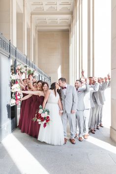 a group of people standing next to each other