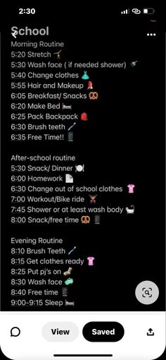 After School Routine 6pm, School Morning Routine 5 Am Leave At 7:30, What To Do After School, Morning Routines For School, School Morning Routine 5 Am, After School Routines, Middle School Morning Routine, School Locker Decorations, Before School Routine