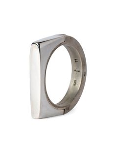 sterling silver flat band two-tone design engraved detail raised bridge polished finish acid wash finish ring band thickness 3mm Riveted Ring, Silver Flats, Ring Watch, Double Ring, Demi Fine Jewelry, Fine Watches, Fine Rings, Fine Earrings, Ring Band