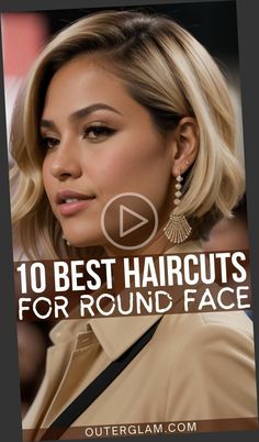 Round Face Haircuts, Cool Haircuts, Round Face, Hair Cuts, Hair Styles, 10 Things, Hair