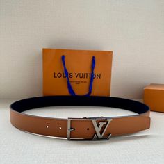 Brand New, Unused Ladies' Louis Vuitton Belt It Is Made Of Leather Louis Vuitton Belt, Belts, Louis Vuitton, Women Accessories, Brand New, Leather, Women Shopping, Color