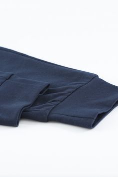 Blue Solid Drawstring Elastic Waist Pants with Pocket Blue Cotton Drawstring Sweatpants, Blue Stretch Cotton Sweatpants, Blue Cotton Sweatpants With Drawstring, Blue Bottoms With Elastic Cuffs For Loungewear, Stretch Cotton Navy Bottoms, Stretch Navy Cotton Bottoms, Blue Pants With Elastic Cuffs For Loungewear, Blue Stretch Sweatpants With Side Pockets, Blue Stretch Joggers With Pockets