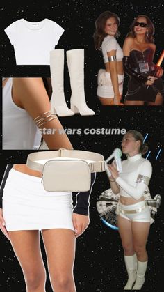 the star wars costume is being used as a gartert for women to wear