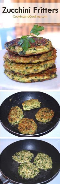 zucchini fritters are an easy and healthy side dish