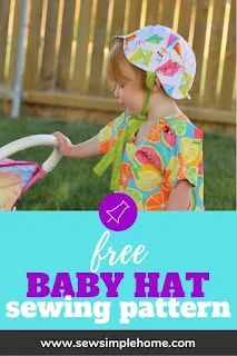 Baby Bonnet Pattern Free, Bonnet Sewing Pattern