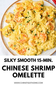 15-min. Delicious Chinese Shrimp Omelette Easy Shrimp Recipes Quick, Dinner Ideas With Shrimp, Healthy Shrimp Recipes, Boil Egg, Shrimp Healthy, Easy Shrimp Recipes, Shrimp Food