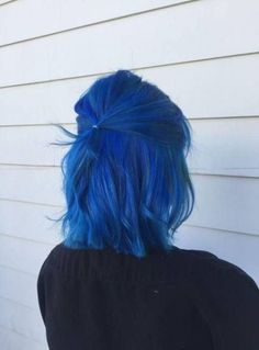 Fashion Hair Color Ideas, Short Highlights, Short Blue Hair, Best Hair Color, Short Grunge Hair, Ombre Highlights, Hair Color Crazy