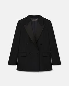 Discover Stella's Black Tuxedo Blazer today. Free standard shipping is available on all orders. Shop online now. Black Tuxedo Jacket, Baby Boy Dress, Tuxedo Blazer, Short Denim Skirt, Black Tuxedo, Tuxedo Jacket, Knitwear Dress, Bags Logo, Flat Sneakers