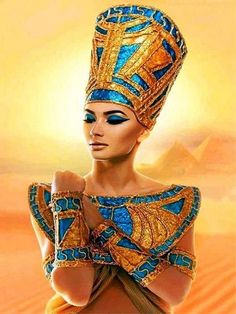 Egyptian Woman - Painting by numbers shop Become An Artist, Road Blocks, Doing Your Best, People Painting, Trending Pins, Diy Frame, Printed Linen, Headdress, Tumblr