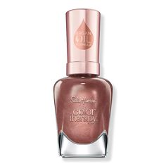 Color Therapy Nail Polish - Sally Hansen | Ulta Beauty Sally Hansen Color Therapy, Light Nail Polish, Nail Therapy, Natural Looking Nails, Nail Cuticle, Nail Strengthener, Dry Nails, Strong Nails, Cuticle Oil