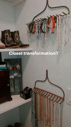 the closet is full of jewelry and shoes for sale, but no one will be able to use it