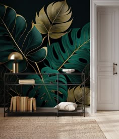 Dark green tropical wallpaper, monstera leaf | Wall Decor | Home Renovation | Wall Art | Peel and Stick Or Non Self-Adhesive Vinyl Wallpaper 🔥 CUSTOM ORDER & PERSONALIZATION Didn't find the perfect size? We also offer custom orders. 🔥 PREMIUM QUALITY MATERIALS ✮ Peel and Stick ✮ Vinyl Regular (Standard Smooth Vinyl, Non Self-Adhesive) ✮ Vinyl Canvas (Non Self-Adhesive) ✮ Vinyl Stone (Non Self-Adhesive) ✮ Vinyl Brush (Non Self-Adhesive) ✮ Vinyl Sand (Non Self -Adhesive) ✮ Vinyl Leather (Non Sel Tropical Wallpaper Bedroom, Green Tropical Wallpaper, Dark Tropical Wallpaper, Peel And Stick Wallpaper Bathroom, Monstera Wallpaper, Leaf Mural, Leaf Wall Decor, Green Leaf Wallpaper, Tropical Wallpaper