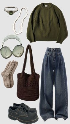 Stile Hijab, Downtown Outfits, Earthy Outfits, Estilo Hippie, Cool Ideas, Mode Vintage