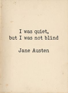 jane austen quote on white paper with black ink in the center and bottom corner