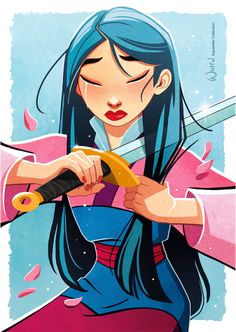 Wistful Art, Anastasia Disney, Disney Mignon, Animation Disney, Mulan Disney, Princess Drawings, Disney Artwork, Princess Cartoon, Art Disney