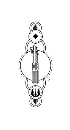 Star Wars Symbols Tattoo, Lightsaber Drawing, Geometric Tattoo Tree, Lightsaber Tattoo, Star Wars Symbols, Dinosaur Tattoos, Star Wars Quotes, Simple Tattoo Designs