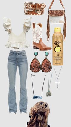 Western Girl Outfits, Casual Country Outfits, Cowgirl Style Outfits, Southern Outfits, Country Style Outfits, Western Wear Outfits, Cute Country Outfits