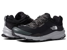 The North Face Vectiv Fastpack Futurelight - Men's Shoes : TNF Black/Vanadis Grey : Experience comfort and maximized energy return during your hike wearing the breathable and water-resistant The North Face Vectiv Fastpack FUTURELIGHT shoes. Abrasion-resistant performance-mesh upper. Textile lining and insole. VECTIV technology designed sole unit to ensure maximum energy on the trail. OrthoLite X55 footbed. Molded Lycra collar. Single-density 3D TPU plate under forefoot helps with multi-direction Hiking Wear, Technology Design, The Trail, Hoka Running Shoes, North Face, The North Face, Men's Shoes, Water Resistant, Sneakers