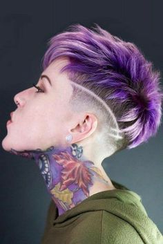 Unisex Hairstyles, Unisex Haircuts, Shaved Hair Designs, Short Hair Undercut, Punk Hair, Hair Tattoos, Edgy Hair, Undercut Hairstyles, Trending Haircuts