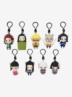 Demon Slayer: Kimetsu no Yaiba Characters Series 4 Blind Bag Figural Bag Clip | BoxLunch Blind Bag, Demon Slayer Kimetsu No Yaiba, Bag Clips, Blind Bags, Kimetsu No Yaiba, Hot Topic, Demon Slayer, The Help