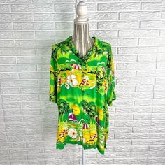 Vintage Adriani Brightly Colored Hawaiian Print Button up - Etsy White Satin Skirt, Tropical Shirts, Sioux Falls, Hawaiian Print, Satin Skirt, Sioux, Button Up Shirt, Satin Dresses, Up Shirt