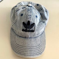 Jean-Like Color Adidas Baseball Cap Brand New Condition Adjustable Back To Fit Different Head Sizes Fits Men And Women Casual Winter Hats With Letter Print, Casual Cotton Hat, One Size, Casual Cotton Hat One Size, Casual Cotton Hat, Adidas Cotton Hats With Curved Brim, Adidas Cotton Hat With Curved Brim, Adidas Cotton Snapback Baseball Cap, Adjustable Adidas Cotton Hat, Casual Beanie For Streetwear