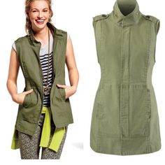 Reposhing This Item I Purchased From @Rolene_restyle. Loved It, But Ready To Rotate For Something New. Never Worn After Purchase So Condition Of Item Is The Same As Photos Listed. Questions? Leave A Comment Below! Safari Vest, Military Vest, Vest Layering, Utility Vest, Green Vest, Vest Fashion, Sleeveless Vest, Military Fashion, Used Clothing