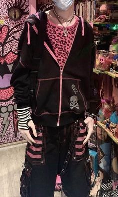 Cute Gore Clothes, Scene Femboy Outfits, Pink Punk Outfits Men, Scene Masculine Outfits, Scene Outfit Inspo Masc, Scene Boy Outfits 2000s, Scene Aesthetic Outfits Male, Male Mcbling, Colorful Emo Outfits