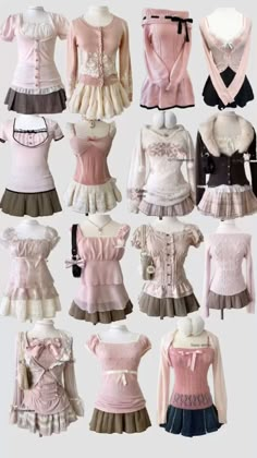 Kogal Outfit, Dollete Fashion, Dolly Outfits, Shoujo Style