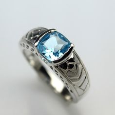 Hey, I found this really awesome Etsy listing at https://www.etsy.com/listing/692073515/blue-topaz-ring-sterling-silver-blue Blue Topaz Ring Sterling Silver, Gold Topaz Ring, November Birthstone Ring, Rings Etsy, Mens Gemstone Rings, Gold Topaz, Cushion Ring, Unisex Ring, Men's Ring