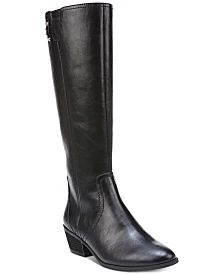 Dr. Scholl's Brilliance Tall Boots & Reviews - Boots - Shoes - Macy's Elegant Fall Boots In Synthetic Material, Elegant Synthetic Boots For Fall, Classic Synthetic Formal Boots, Classic Formal Synthetic Boots, Formal Synthetic Boots For Fall, Macys Shoes, Walking Tall, Boots Shoes, Tall Boots