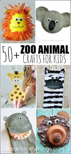 zoo animal crafts for kids to make