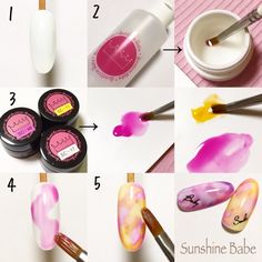 image Nail Techniques, Japanese Nail Art, Painted Nail Art, Japanese Nails, Popular Nails, Nails Desing, Nail Art Tutorial, Nail Tutorials