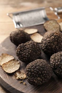 some kind of food that is on a cutting board