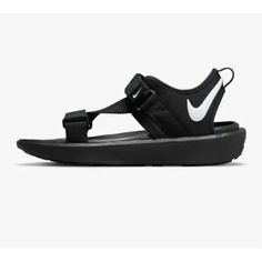 Nike Vista Sandals Men 13 Black Shoes Beach White Swoosh Casual Adjustable Straps Hook and Look Closure DJ6606-001 FREE Shipping! Your item ships The Same Business Day if you order before 9am EST. Prompt payment results in prompt shipping. Feel free to check out other items in my store. Thank you! Nike Vista Sandals, Nike Sandals, Nike Benassi, Mens Shoes Sandals, Hiking Sandals, Outdoor Sandals, Nike Acg, Casual Sport Shoes, Mens Sandals