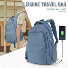 Find Men Women Large Capacity Backpack With Usb Charging Port Girls School Backpack on eBay in the category Clothing, Shoes & Accessories>Women>Women's Bags & Handbags. Girls School Backpack, Large Capacity Backpack, Girl Backpacks School, Commuter Bag, Girls School, School Backpack, Computer Bags, Large Backpack, Clothing Size Chart