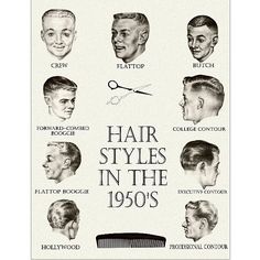 1950s Mens Hairstyles, 50s Hairstyles Men, Greaser Hair, Comb Over Haircut, Tapered Hair, Taper Fade Haircut, Old Hairstyles