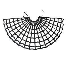 a black and white drawing of a net