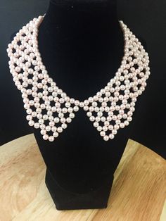 Rose pink peal bib necklace available in black, white and cream.  if you would like any other colors than black, white and cream it will be a special order special order requests only! see last picture for color chart choose any color on the color chart for bow tie color. Please allow 2  1/2 week processing since these colors will be special ordered. Pink Pearl Drop Necklace For Party, Elegant Pink Beaded Choker Necklace, Pink Pearl Beaded Necklaces For Parties, Elegant Pink Pearl Necklace For Party, Bib Necklaces, Tie Colors, Bib Necklace, Colorful Pictures, Rose Pink