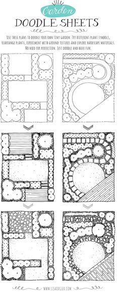 the doodle sheets are designed to look like they have been made with different shapes and sizes