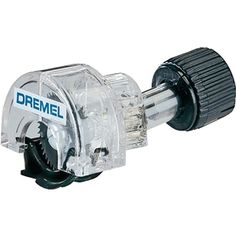 an electric device with the word dremel on it's front end and side