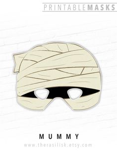 a paper mask with the words printable masks on it