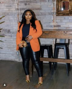 Chic Outfits Classy Plus Size, Plus Size Outfits With Blazers, Fashion For Black Women Over 50, Grown And Classy Outfit Black Women Plus Size, Casual Day Work Outfit, Bar Work Outfit, Chic And Glamour Outfit, What To Wear To A Broadway Show Outfit Ideas, Womens Dinner Outfits