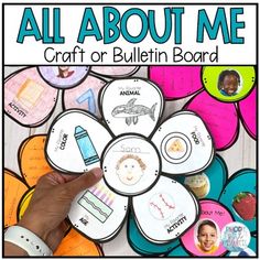 an all about me craft or bulletin board