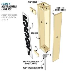 the diagram shows how to make a diy cabinet