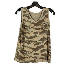 Brand: DIP Style: ATHLETIC TANK TOP Color: CAMOUFLAGE PRINT Size: XS SKU: 186-186295-2700 CONDITION: GENTLY USED Military Style Khaki Top For Summer, Khaki Military Style Summer Top, Casual Camouflage Tank Top For Summer, Casual Camouflage Tank Top, Sleeveless Camouflage Cotton Top, Summer Military Camouflage Tops, Summer Military Style Camouflage Tops, Military Style Camouflage Tops For Summer, Casual Camouflage Sleeveless Top